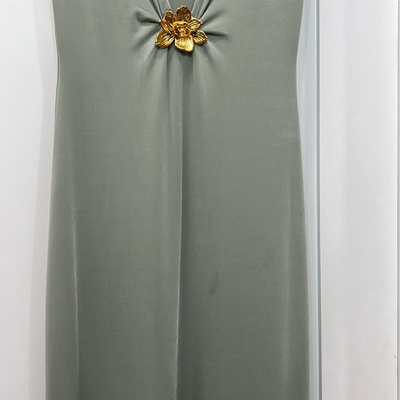 Elegant Sage Green Gown - Picture 6 of 9